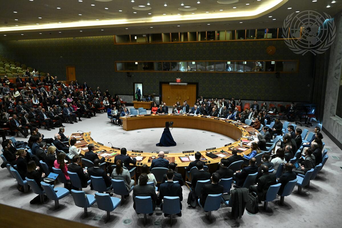 Conselho de Segurança das Nações Unidas aprova cessar-fogo em Gaza até 9 de abril Conselho de Segurança das Nações Unidas aprova cessar-fogo em Gaza até 9 de abril