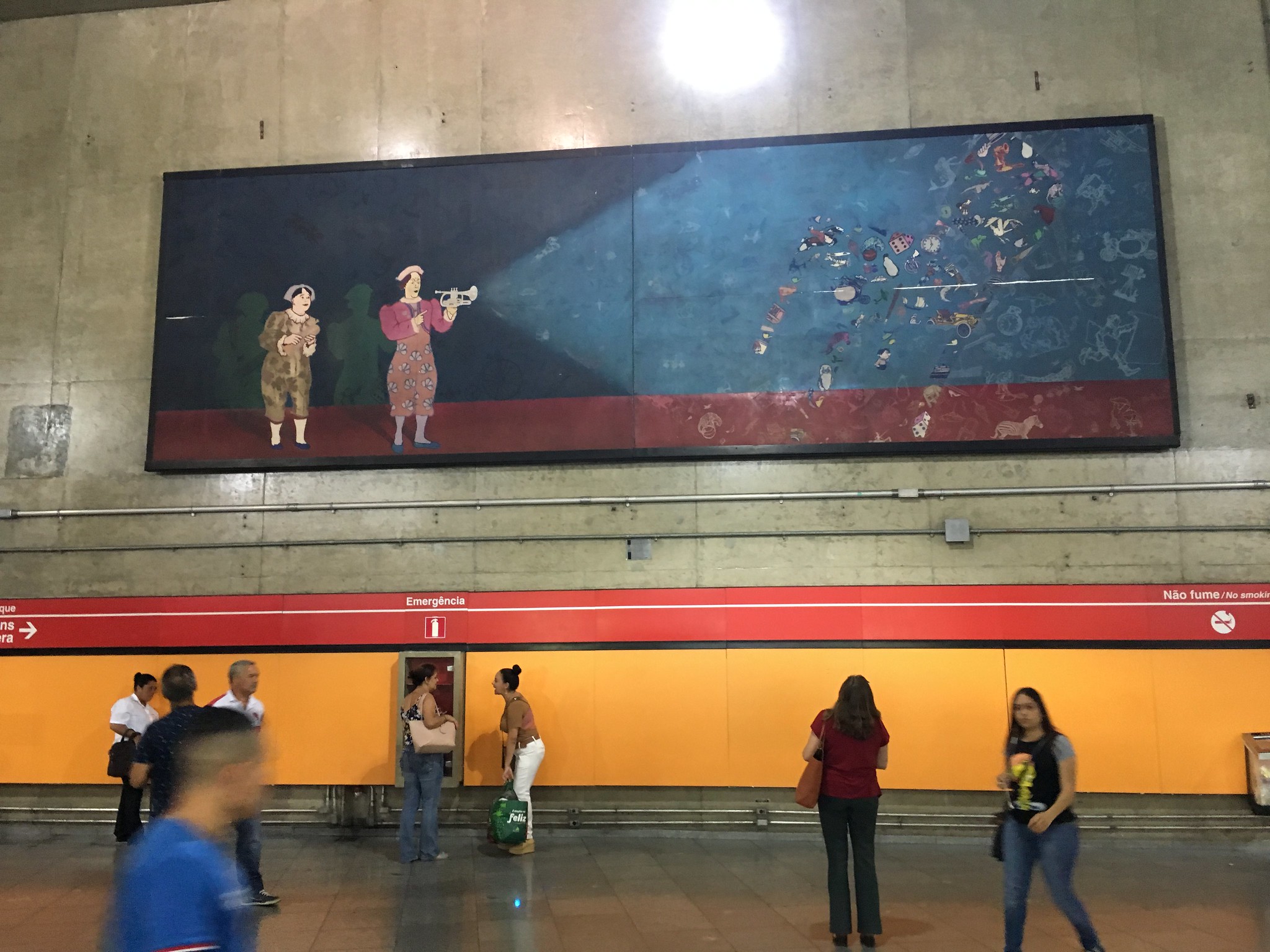 Mais obras de arte em espaços públicos da capital paulista passam por restauro Mais obras de arte em espaços públicos da capital paulista passam por restauro