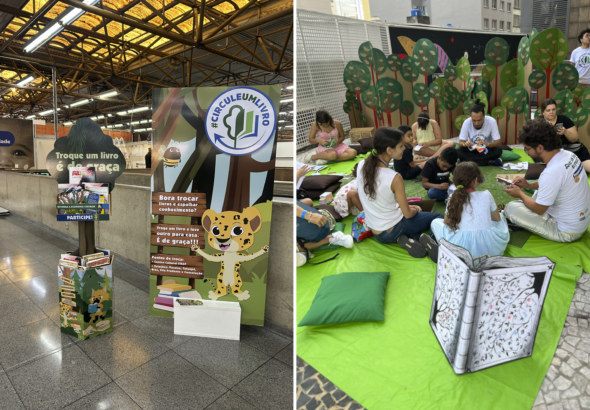 Um livro chama outro: a&ccedil;&atilde;o gratuita leva troca de livros a esta&ccedil;&otilde;es do Metr&ocirc; de S&atilde;o Paulo amanh&atilde;