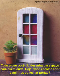 abrindo ou fechando portas